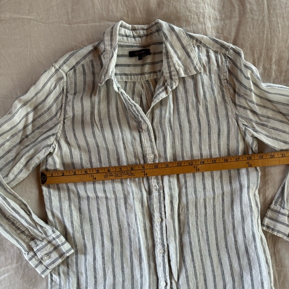 Striped Linen Button Down - Picture 6 of 7